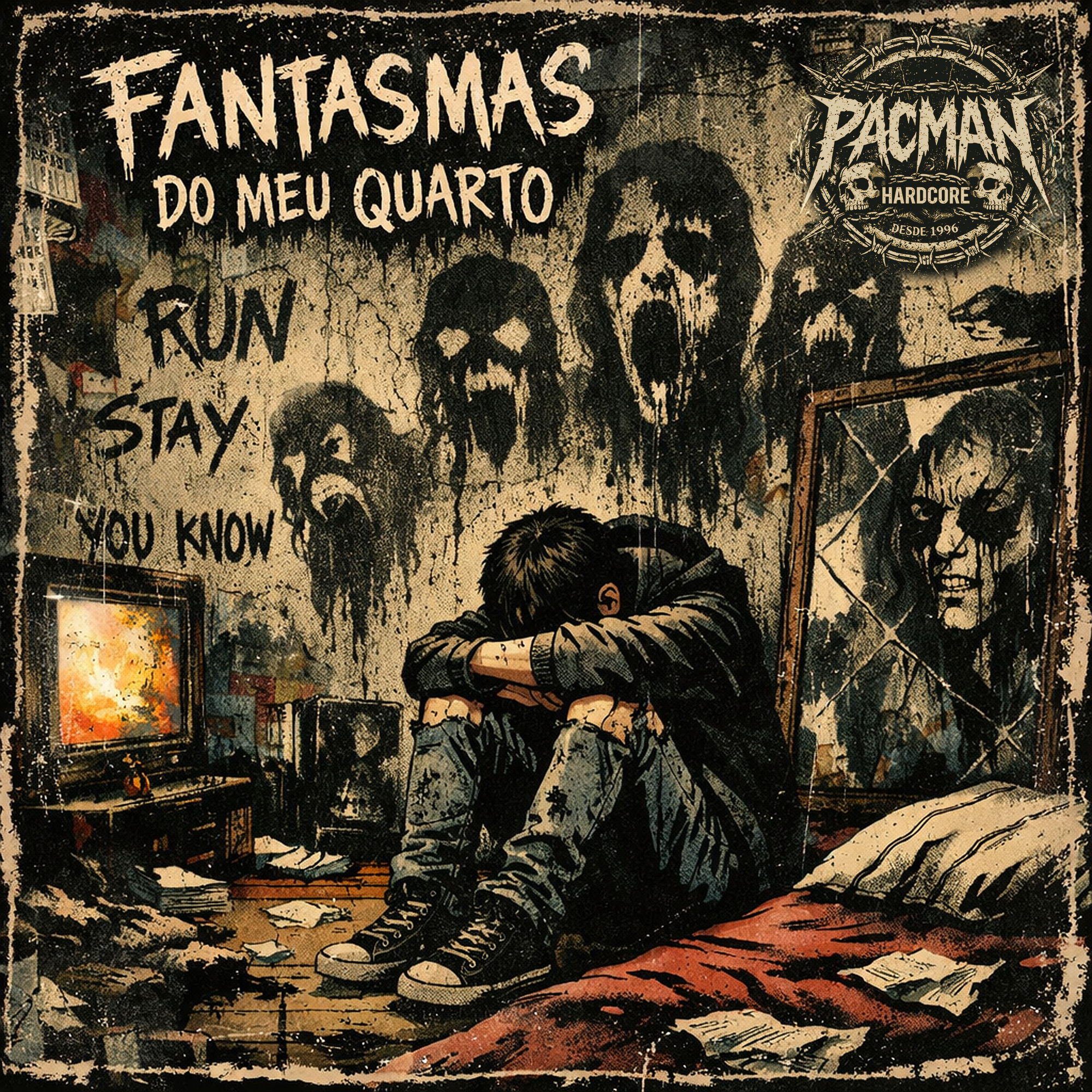 Capa do single Fantasmas do Meu Quarto